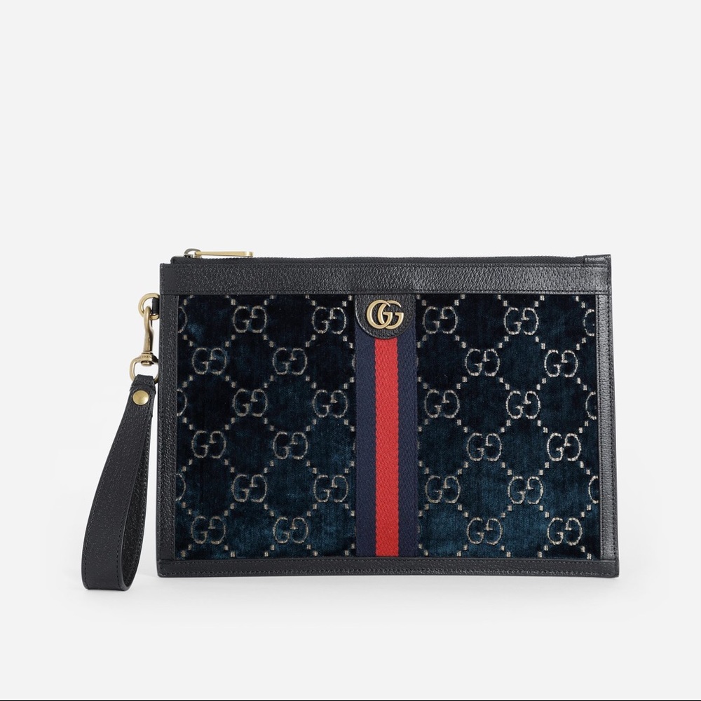 GUCCI GG Velvet Pouch